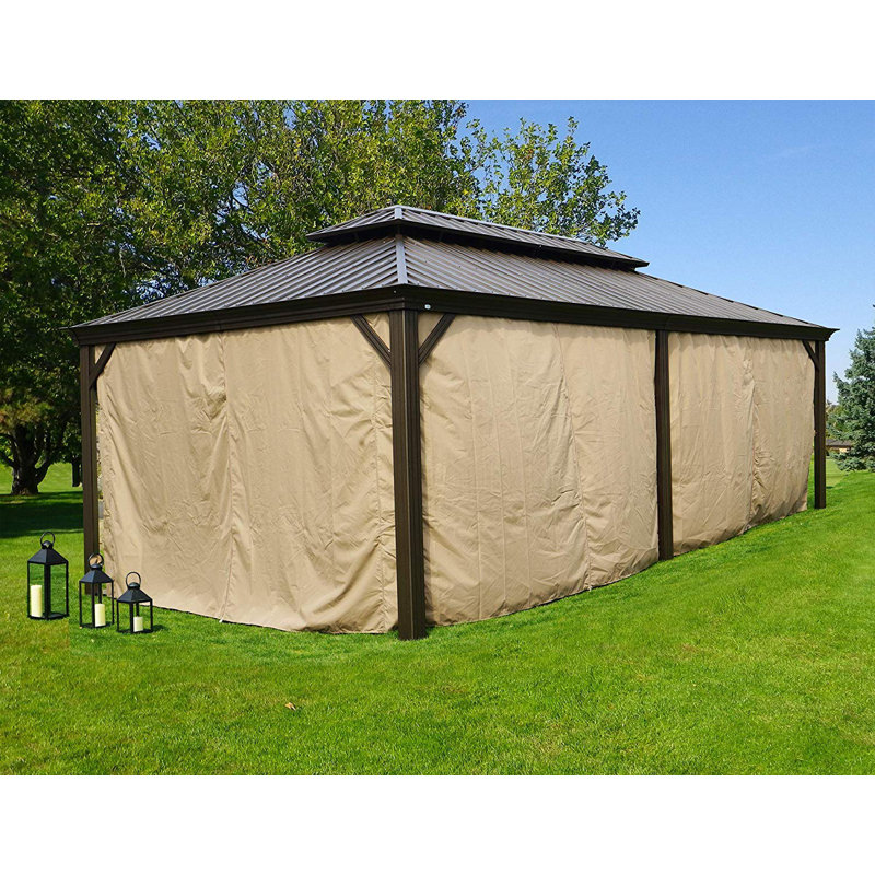 Kozyard Alexander 20 Ft. W x 12 Ft. D Aluminum Patio Gazebo | Wayfair